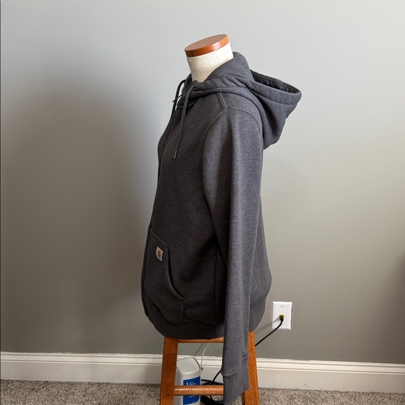 Women’s Carhartt - Full Zip Sweatshirt - Grey - Size Medium (8-10) - Picture 8 of 10